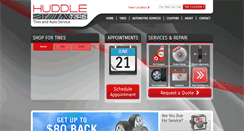 Desktop Screenshot of huddletire.com